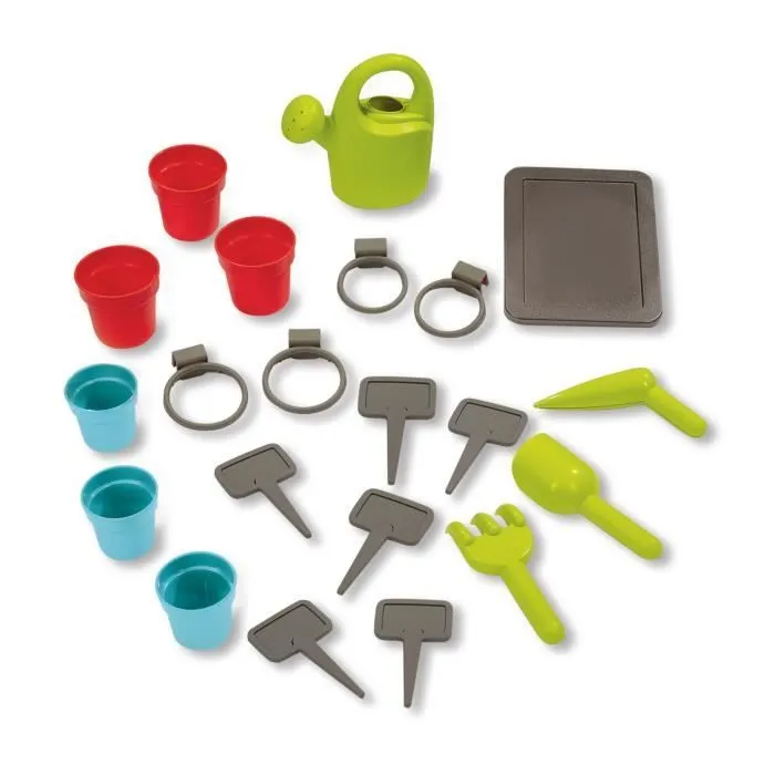 Smoby - Maison de jardin Garden House - 21 accessoires de jardinage - Récupérateur d'eau - Fabriqué en France-4