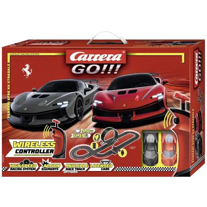 Carrera 20062578 GO!!! Ferrari Supercar Power [Power sans fil] Set pour débutants-0