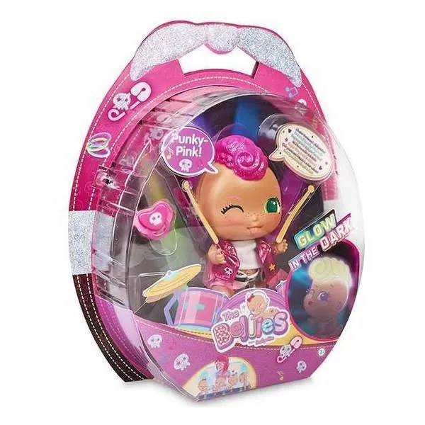 Poupée - Famosa - The Bellies Punky Pink - 17 cm - Fluorescent - Idéal pour enfants-3