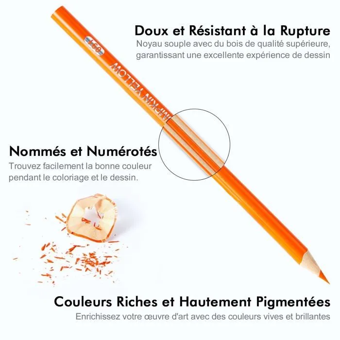 Crayon de couleur - craie grasse Shuttle art - sa cp172-2