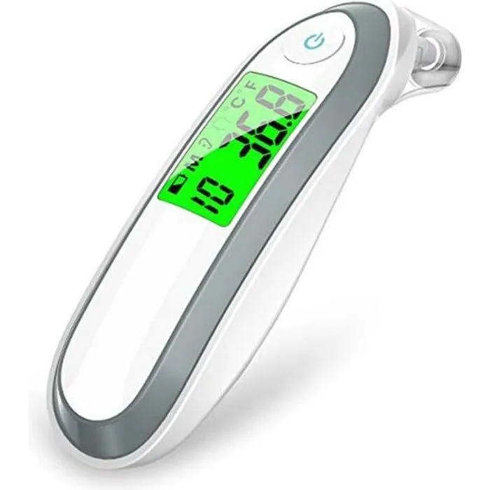 TD Thermomètre frontal et auriculaire infrarouge thermomètre auriculaire numérique médical professionnel pour enfants-3