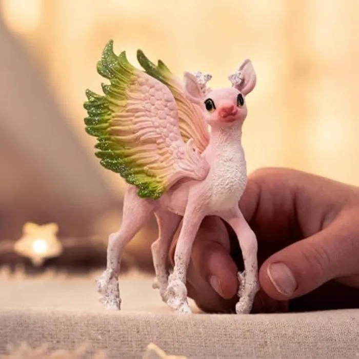 Figurine - SCHLEICH - Bébé Cerf Magique - Multicolore - 5 x 6 x 10 cm - À partir de 5 ans-1