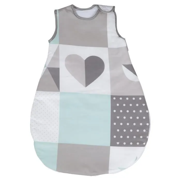 Gigoteuse bébé ROBA Happy Patch mint - 100% coton respirant - Disponible en plusieurs tailles-0