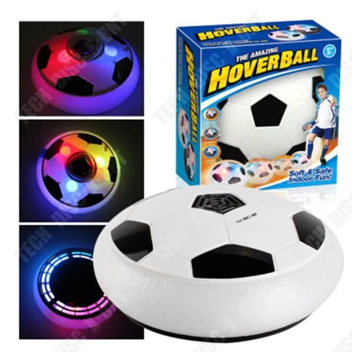 TD® ballon aeroglisseur airglisseur air power de foot interieur balle exterieur enfant fille garcon en plastique hover football-1
