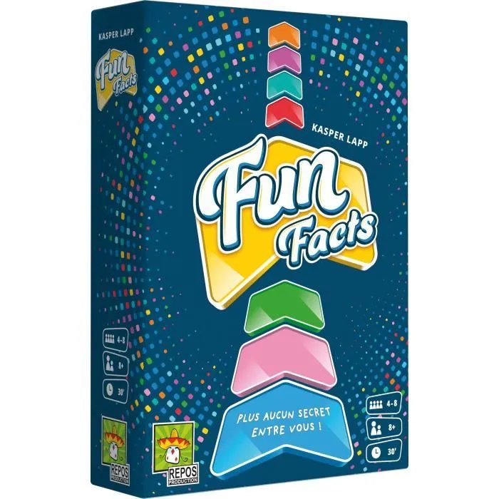 Jeu de société Fun Facts - Asmodee - Mixte - A partir de 3 ans - Bleu - Multicolore-0