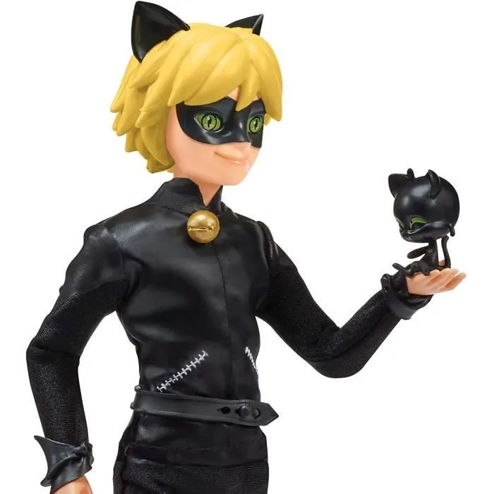 Poupée Chat Noir - Miraculous - Les aventures de Ladybug et Chat Noir - Jouet pour Enfant - PLAYMATES-2
