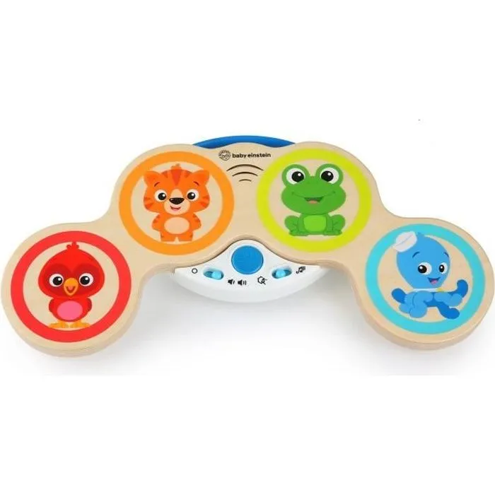 Jouet d'éveil musical en bois tactile et électronique Baby Einstein - Magic Touch Drums HAPE-0