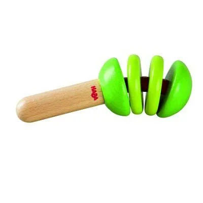 Hochet musical clic-clac en bois-0