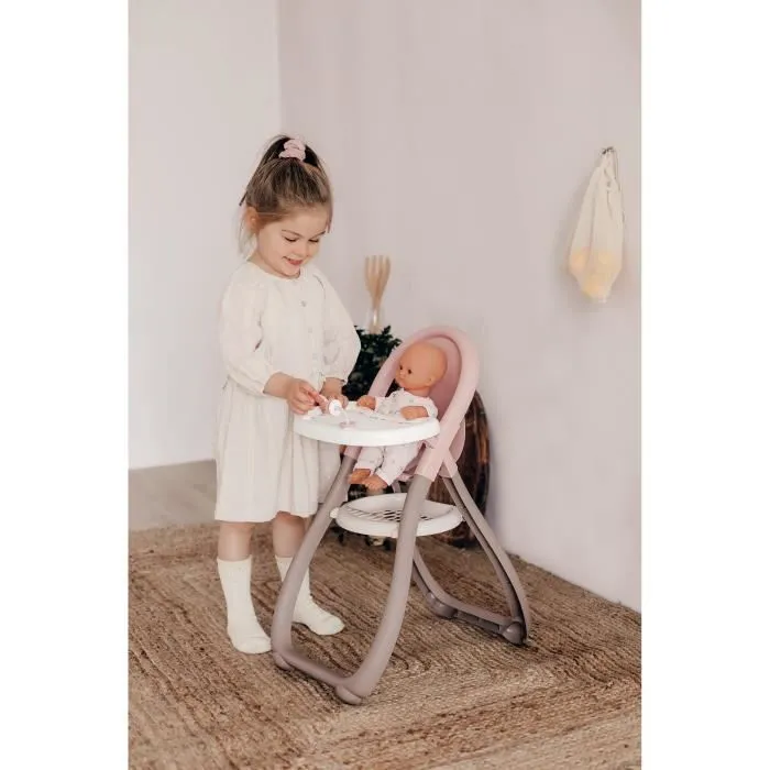 SMOBY - Baby Nurse Chaise haute pour poupon jusqu'à 42cm (non inclus) - Fabriqué en France-3