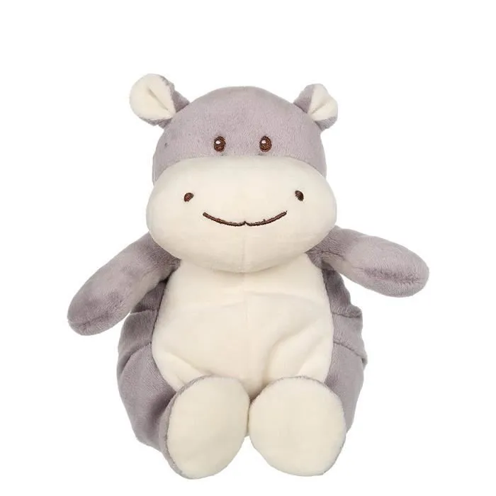 Peluche Hippopotame GIPSY Toodoux 15 cm - Gris - Plush-0