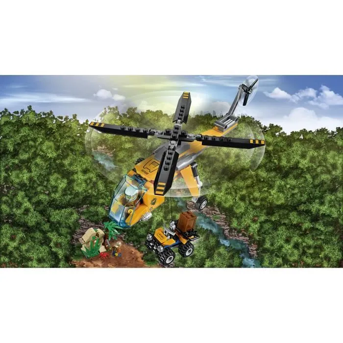 LEGO® City 60158 L'Hélicoptère de la Jungle-3