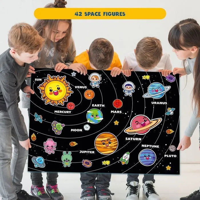 Astronomie | Jouet Montessori avec Figures | Big Minds - Découvrir Le Systeme Solaire Enfant |-3