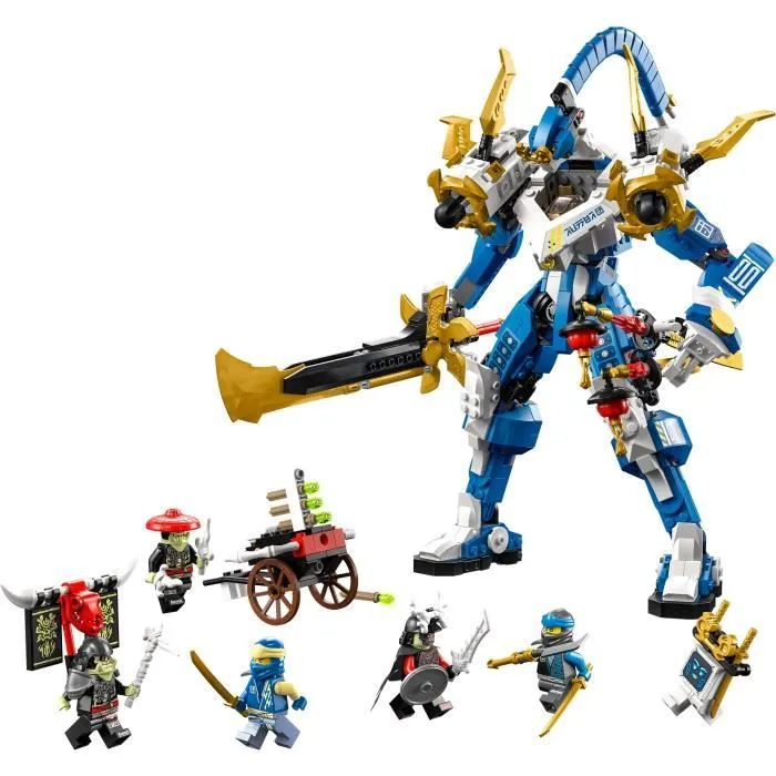 LEGO® NINJAGO 71785 Le Robot Titan de Jay, Jouet pour Enfants, avec Minifigurines et Arbalète-1