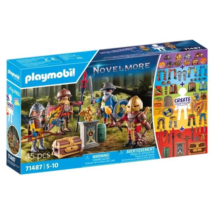 PLAYMOBIL 71487 My Figures : Chevaliers Novelmore-0