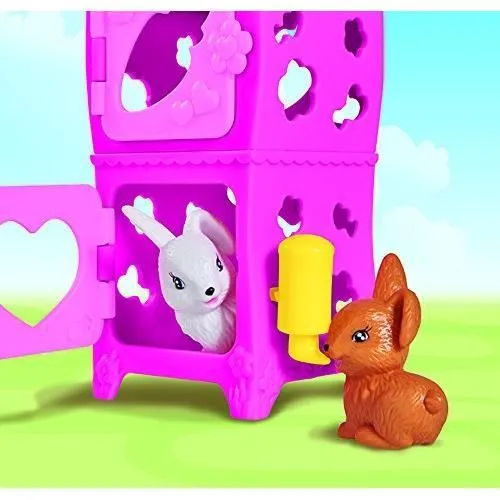 Jouet - SIMBA - Ensemble de Poupée - Evi Love - Maison de Lapin - Rose - A partir de 3 ans-2