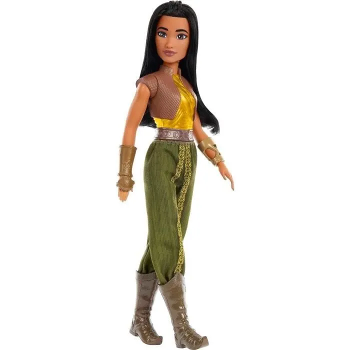 Raya Poupée 29 cm, Mattel Poupée Disney Princesses habillage et accessoires HLX22-5