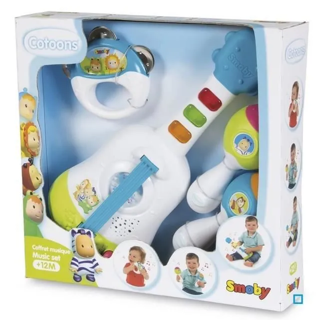 SMOBY Cotoons Coffret Musique - 4 Instruments-4