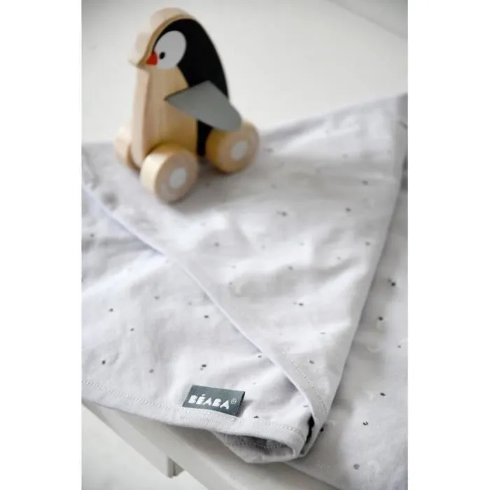 BÉABA - Couverture Miracle™ - Couverture d'emmaillotage - 100% Coton - 0-3Mois - Moon&Stars-3