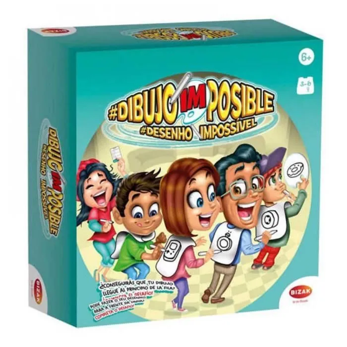 Jeu de société - Bizak - Dessin Impossible - Jeu de réflexion et stratégie - 8 ans et plus-0