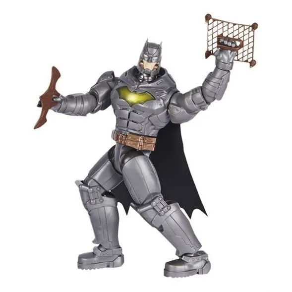 Figurine Batman Deluxe 30 cm - SPIN MASTER - DC Comics - Gris - Enfant-0