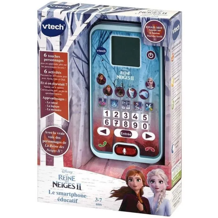 Smartphone éducatif VTECH - La Reine des Neiges 2 - 3-7 ans - Jeux éducatifs inclus-4