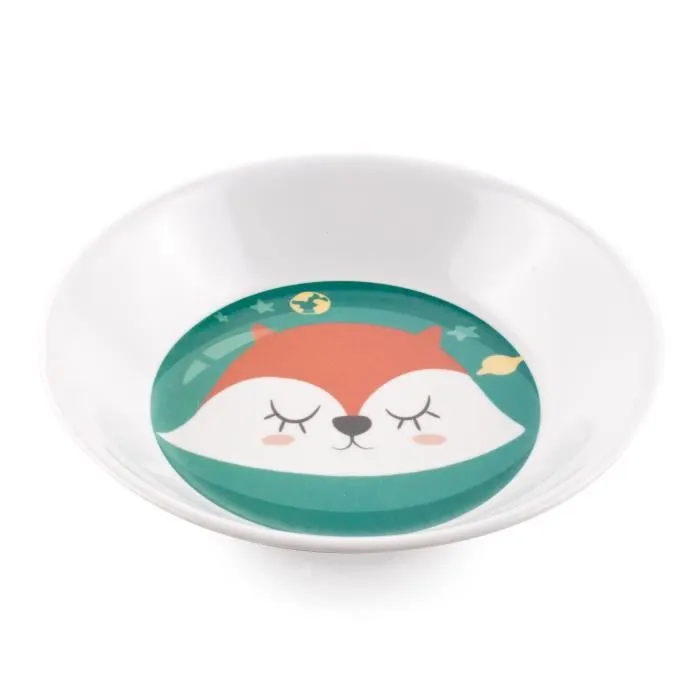 ASSIETTE A BOUILLIE DÉCOR  RENARD-0