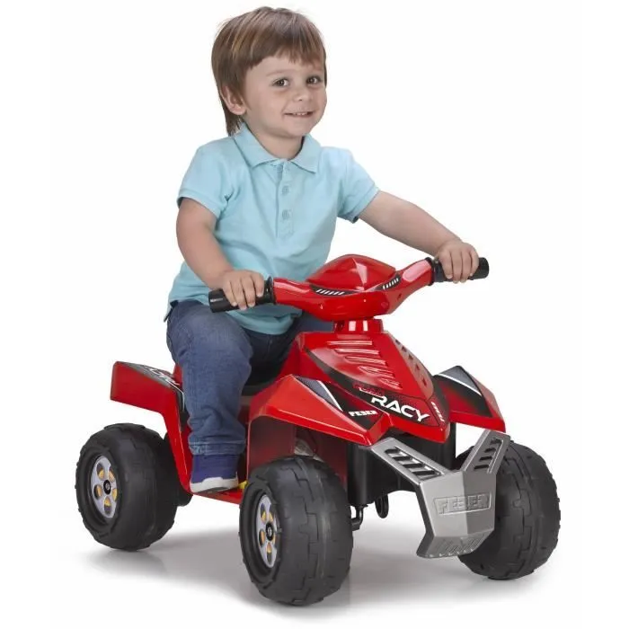 Feber Quad jouet électrique Racy 6V Rouge-1