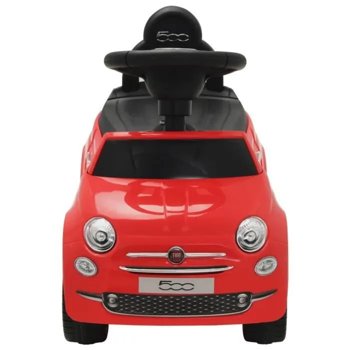 Voiture promeneur pousseur COIL - FIAT 500 - Rouge - Pour enfant de 12 mois à 3 ans-3