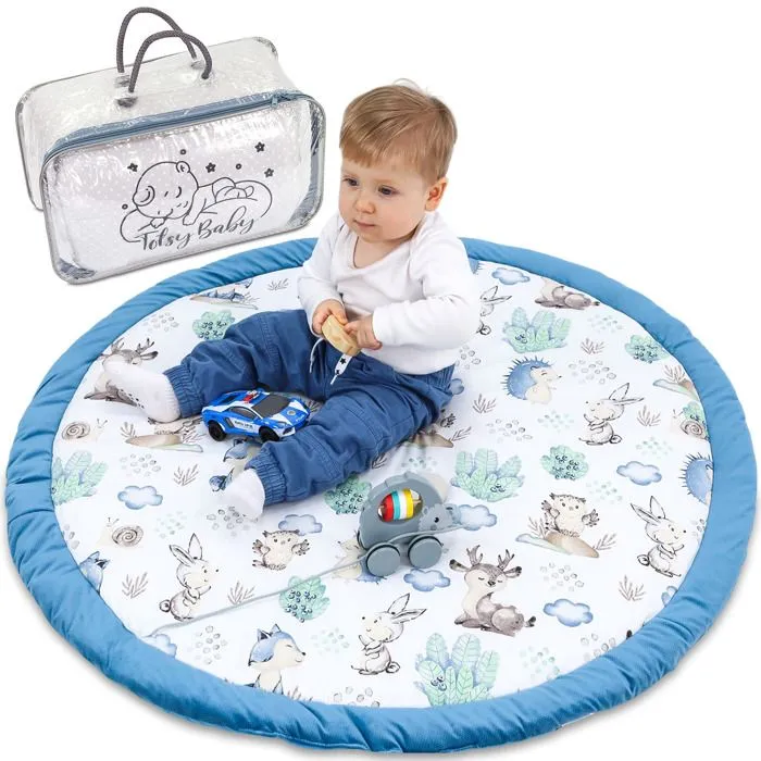 Coussin de sol pour enfant 100 cm – hérisson rembourré-0