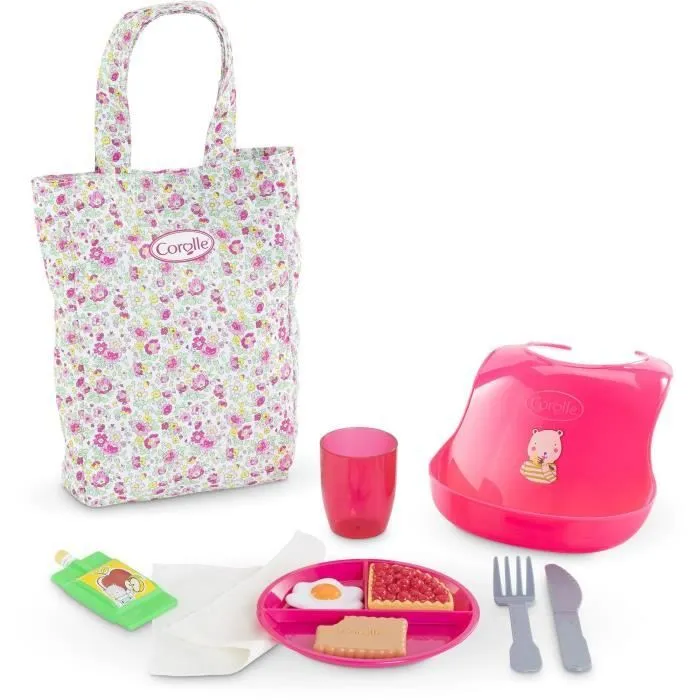Accessoires poupon - COROLLE - Grand Coffret Repas - Pour poupon 36 et 42 cm - 11 accessoires - Dès 2 ans-0