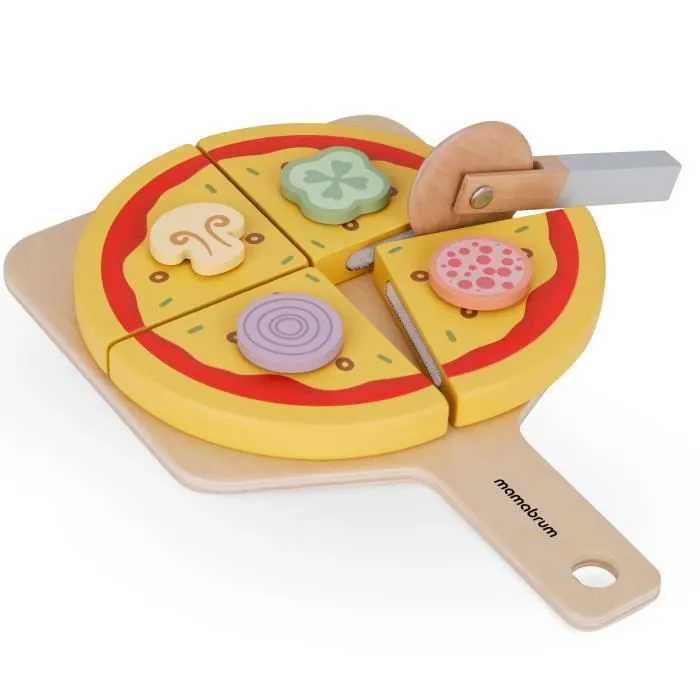 Set de cuisson pour pizza en bois-2