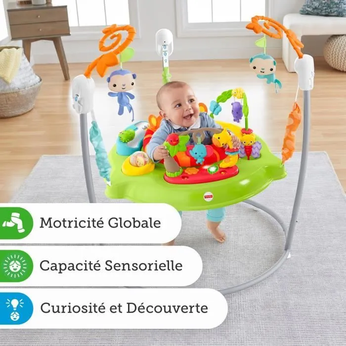 Fisher-Price - Jumperoo Jungle Sons et Lumières - Youpala CHM91-3