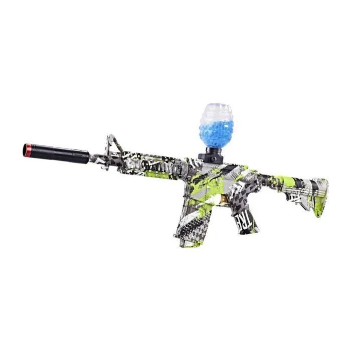 pistolet à eau électrique PIMPIMSKY avec 10000 balles de Gel, jouet électrique, arme, jeux de plein air pour garçons G960 vert-3