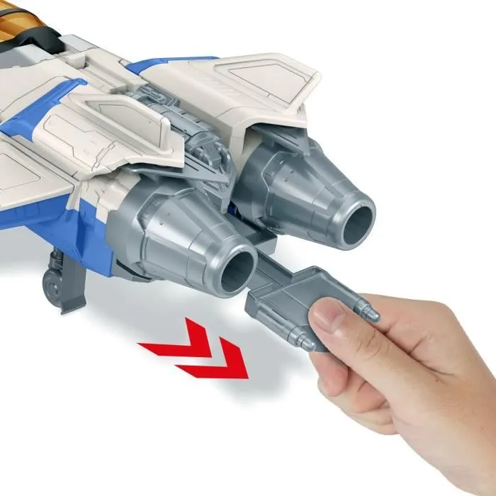 Figurine Buzz l'Éclair - Vaisseau XL-15 - Lightyear - Lance-projectiles - Jetpack - Figurine incluse HHJ56-4