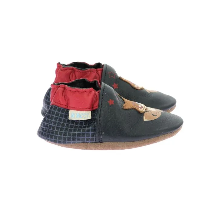 ROBEEZ Chaussons Foxy Dance Marine-0