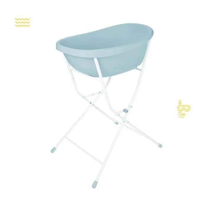 Badabulle Pieds de baignoire + Tuyau de vidange pour Baignoire Baleine Badabulle-1