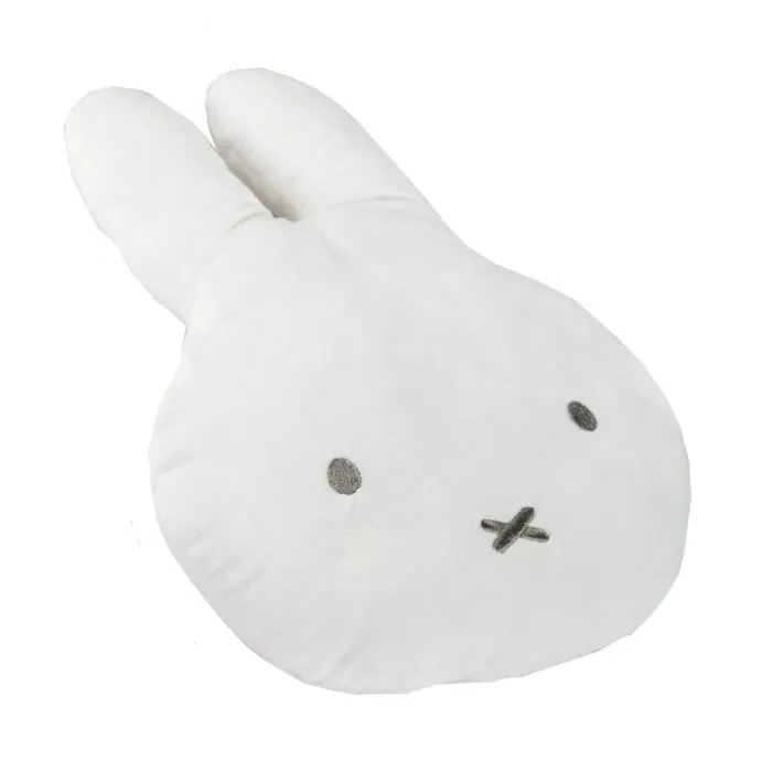 Coussin Rond Lapin Miffy pour Enfant - ROBA - Blanc - Peluche Douce - Cadeau de Naissance-2