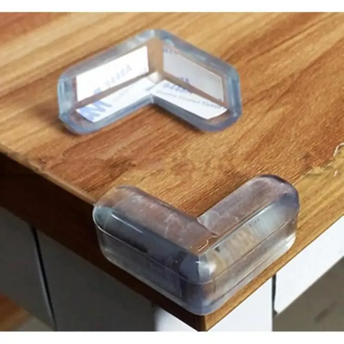 20 pièces Coin de table en silicone de protection d'angle, protecteur d'angle de table de sécurité pour bébé-0