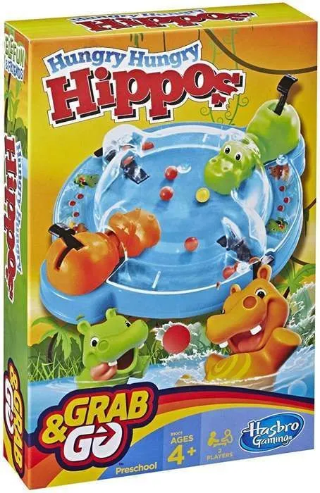 Hasbro Grab&Go Hungry Hippies jeu d'arcade, jeu de fête-2