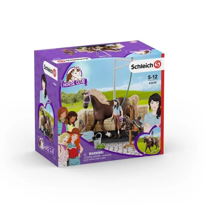 Box de lavage pour chevaux Emily & Luna - SCHLEICH - 42438 - Gamme Horse Club-0
