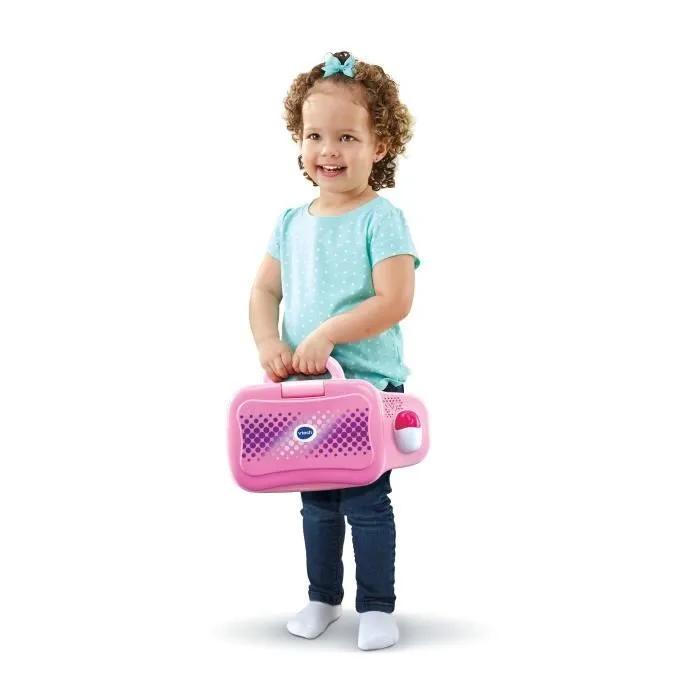 Ordinateur éducatif VTECH ORDI GENIUS PRO ROSE pour enfants de 3 à 7 ans avec souris et 20 activités incluses-5