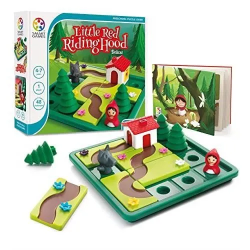 Jeu Petit Chaperon Rouge SG 021 - SMART GAMES - Jeu de réflexion et stratégie - Mixte - 4 ans et plus-0
