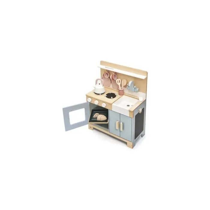 Cuisinette en bois FSC - DAM - Contemporain - Design - Cuisine linéaire - Porte(s)-0