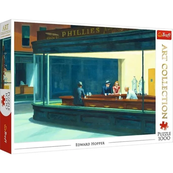 Puzzle - TREFL - Nighthawks - 1000 pièces - Paysage et nature - Intérieur-0