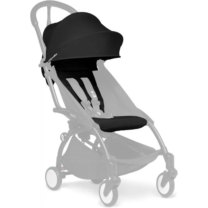 Assise poussette Babyzen - YOYO+ 6+ Pack couleur - Noir-0