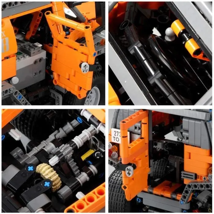Jeu de Construction Technic Tout-Terrain Télécommande - Technic Avtoros Shaman 8x8 ATV - 2500 Pièces-3