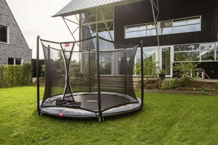 Trampoline - BERG - Favorit InGround - 330 cm - Gris - Avec filet de sécurité Comfort-1