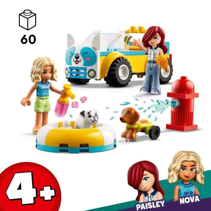 LEGO® Friends 42635 La voiture de toilettage canin - Jouet sur le thème des animaux-1