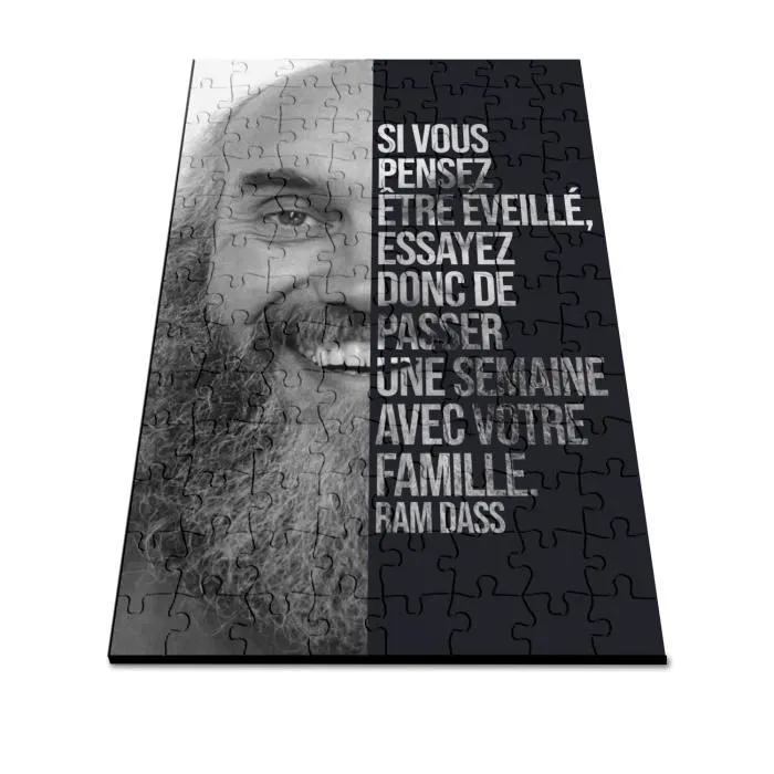 Puzzle Classique 100 pièces Si Vous Pensez Être Éveillé Ram Dass - FABULOUS - Mixte - Adulte - Intérieur-2