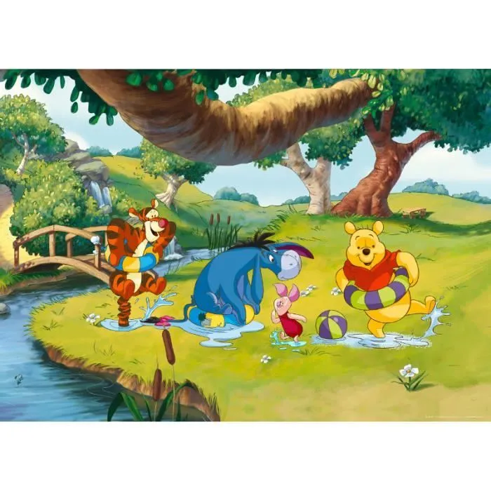 Décoration murale numérique - AG DESIGN - Poster XXL Winnie l'Ourson - H 115 x L 160 cm - Pour les enfants-0